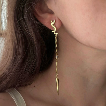 brincos yves saint laurent II