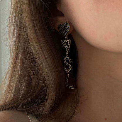 brincos Yves Saint Laurent III