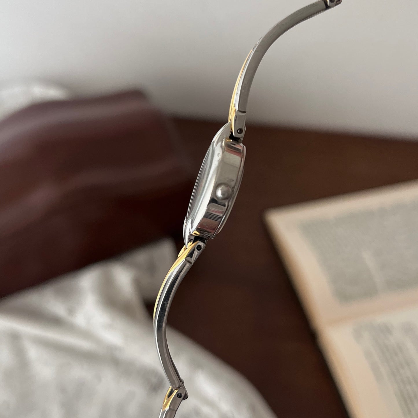 relógio orient dual tone