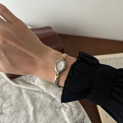 relógio orient dual tone