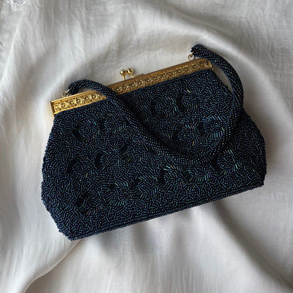 bolsa vintage azul