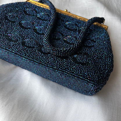 bolsa vintage azul