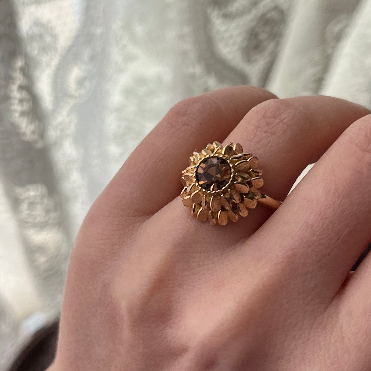 anel vintage ambar