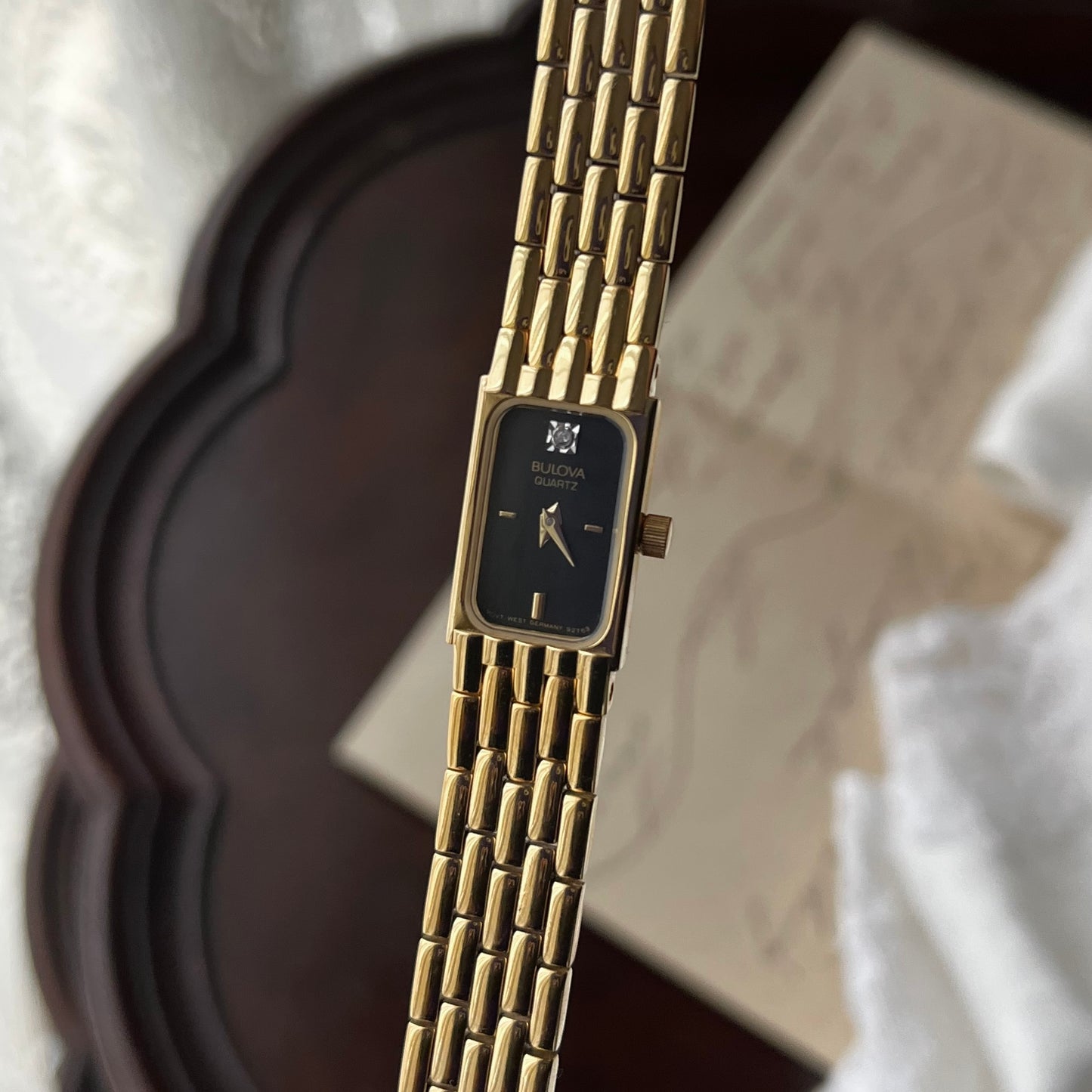 Bulova Quartz Diamond Accent