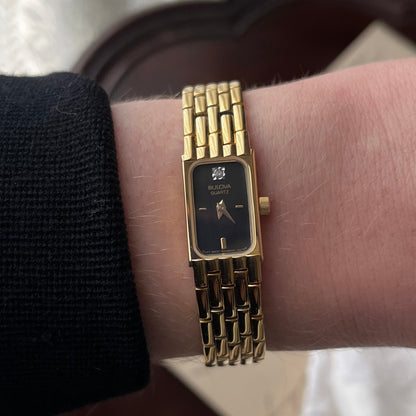 Bulova Quartz Diamond Accent