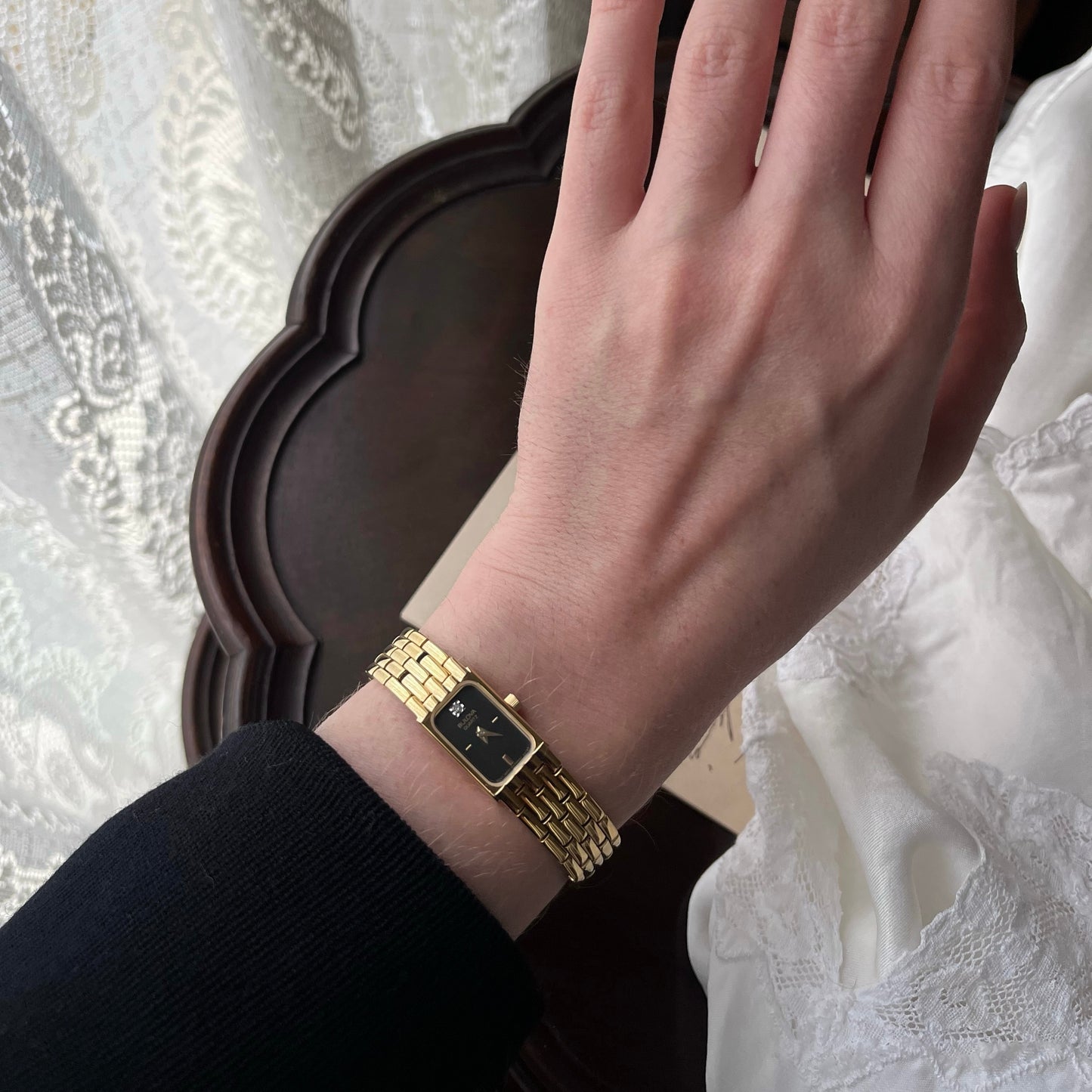 Bulova Quartz Diamond Accent