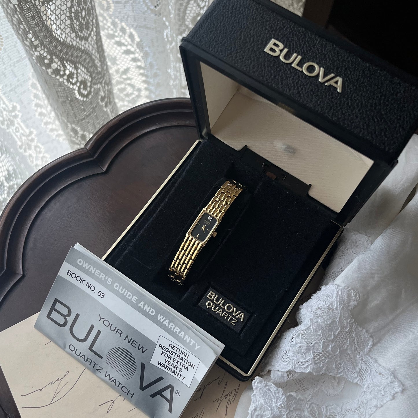 Bulova Quartz Diamond Accent