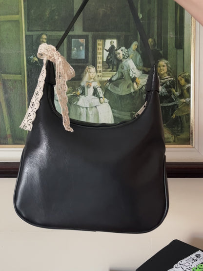 bolsa preta vintage